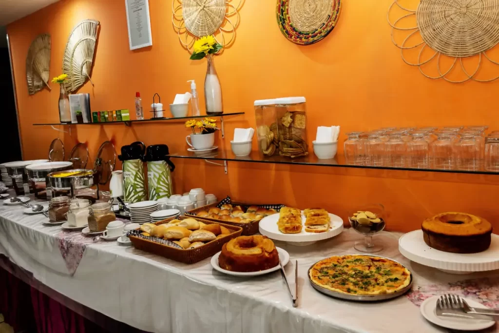 Café da manhã do GB Hotéis Natal