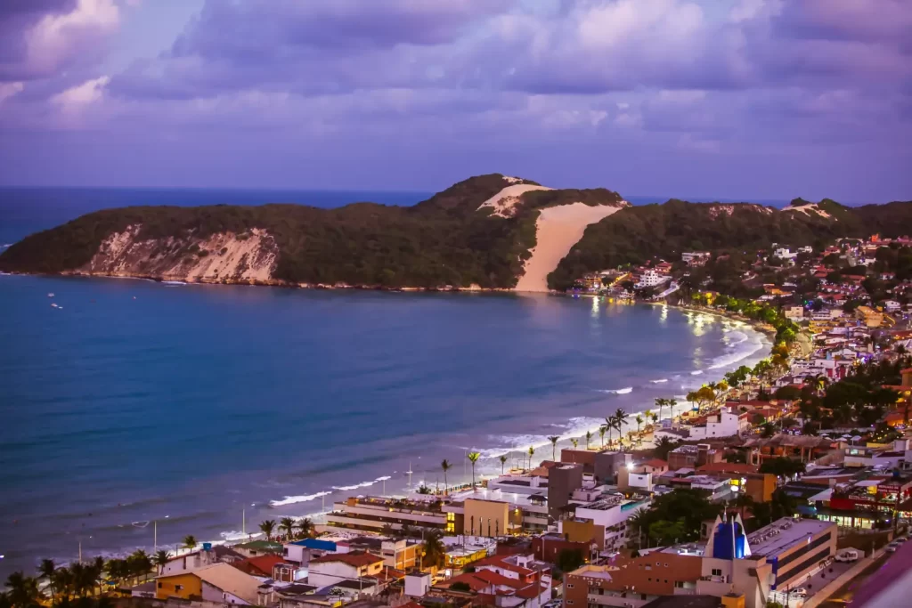 Praia de Ponta Negra e o Morro do Careca